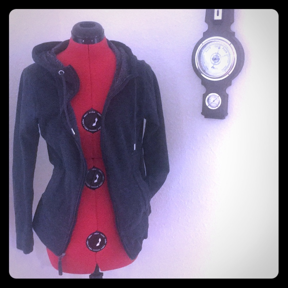 Dark Gray Zip Hoodie